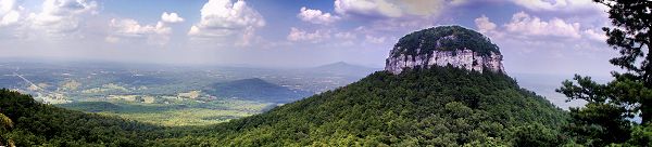 Pilot Mountain from Little Pinnacle